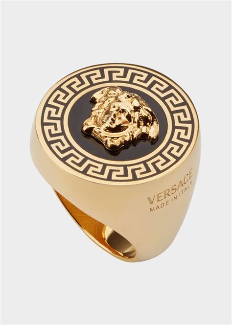 versace homme bague|Versace signature pour homme.